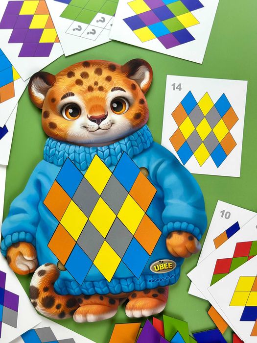 Mozaika z kartami „Gepard”