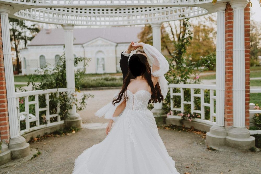 Suknia ślubna boho/glamour