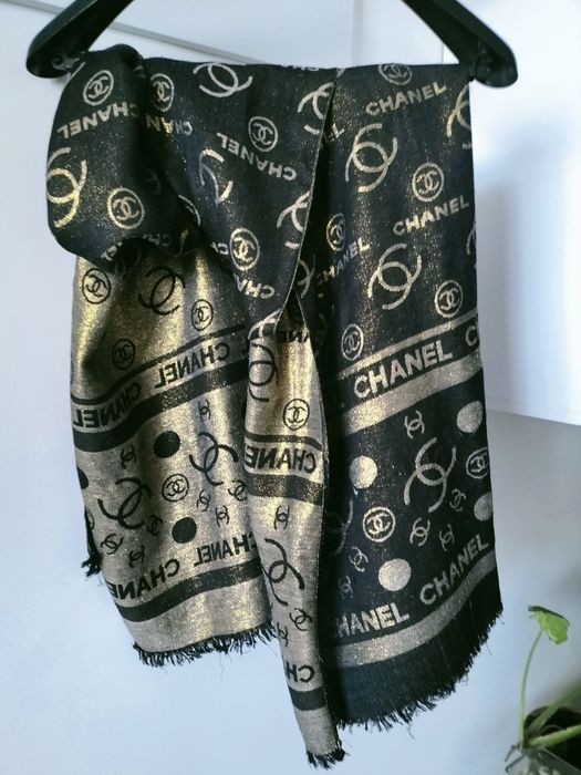Шарф Chanel шерсть и шелк
