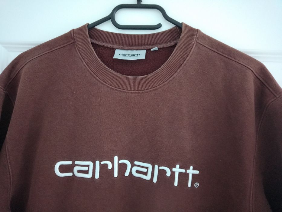 Carhartt WIP Sweat bluza bawełniana codzienna blockcore streetwear