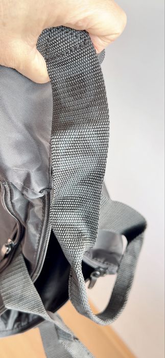 Saco DKNY preto nylon leve tote ginásio trabalho novo