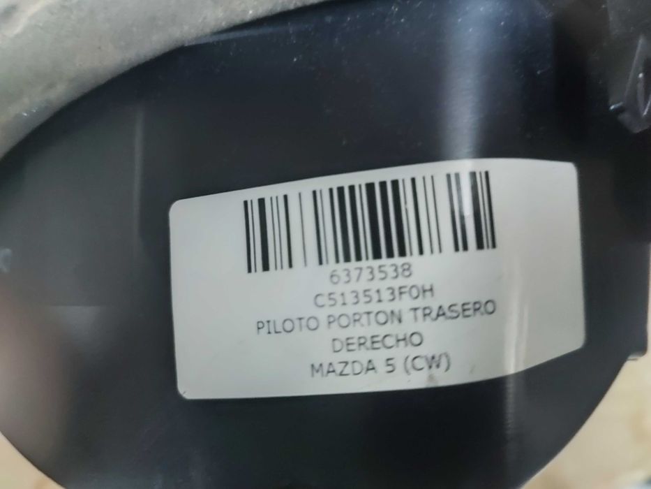 Farol traseira tampa da mala MAZDA 5