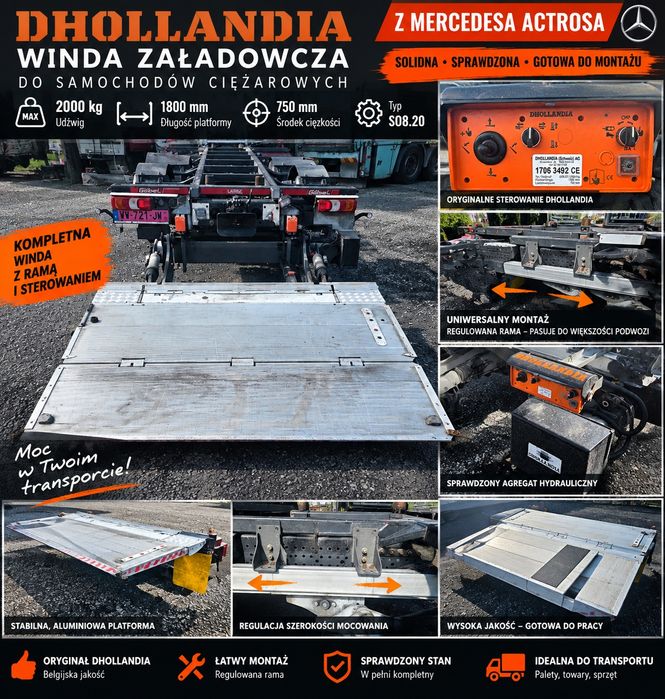 Winda załadunkowa Dholland 2017rok