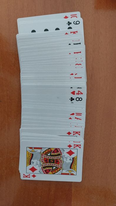Baralho de cartas magia