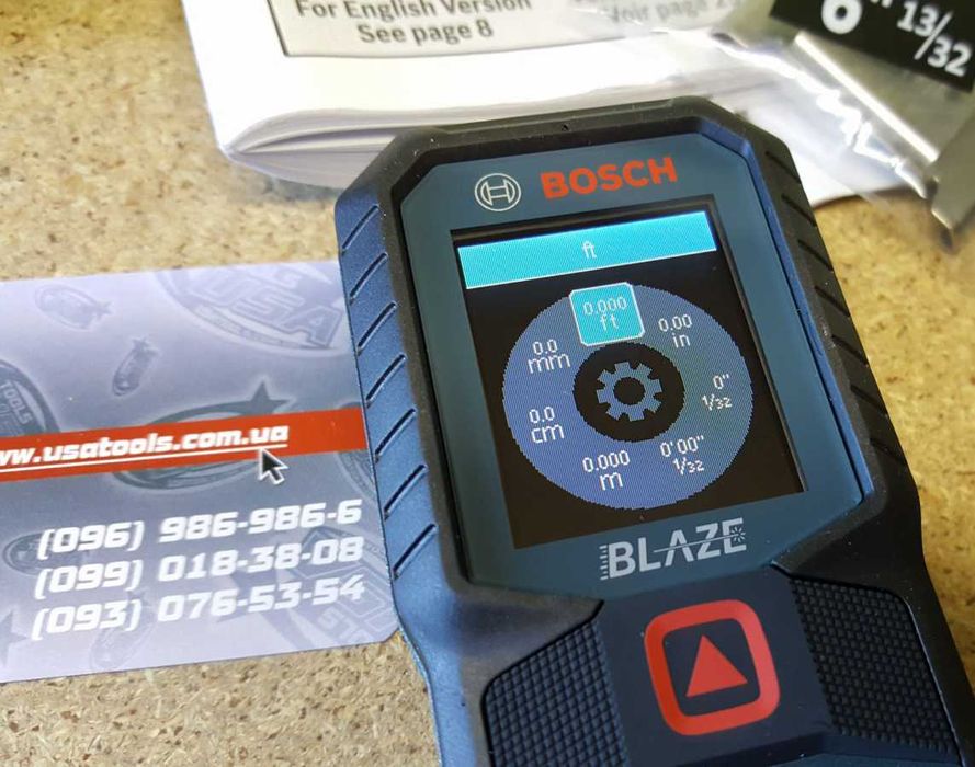 Лазерный дальномер рулетка 50 м Bosch GLM165-22 (GLM42)