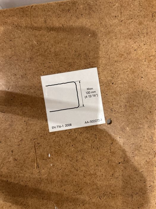 Łóżeczko ikea hensvik 120x60