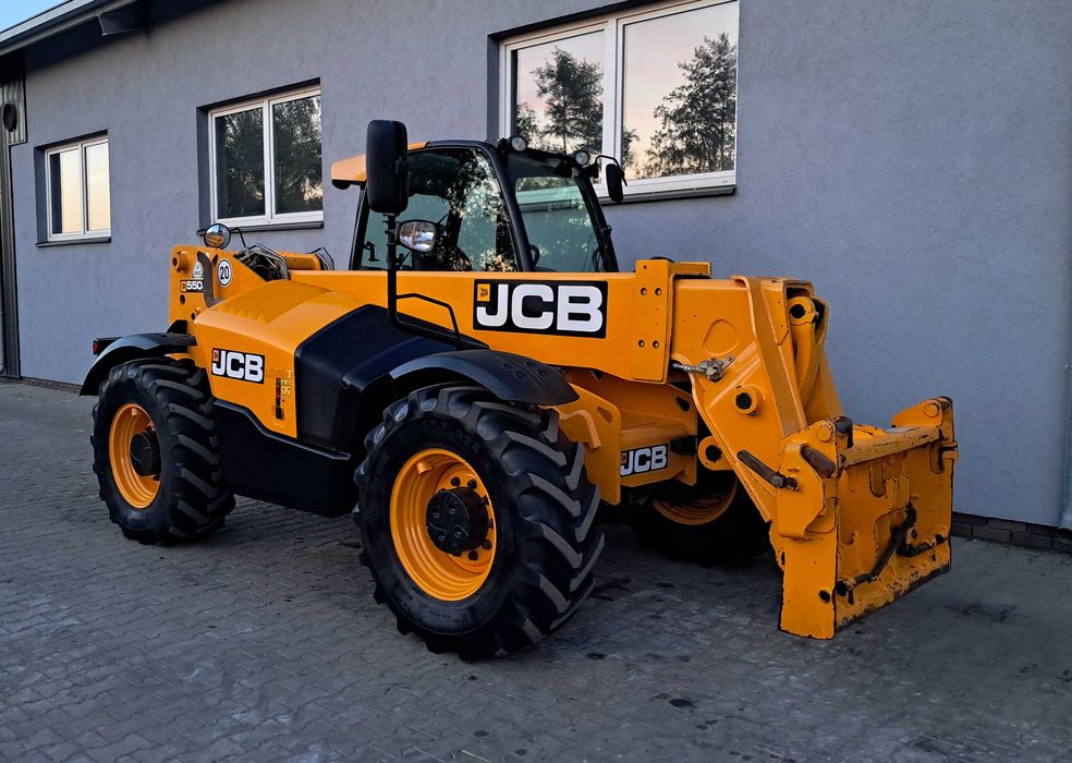 JCB 550-80WM KLIMA Ostatnie Wydanie BEZ DPF i AdBlue Ładowarka 5T 8m