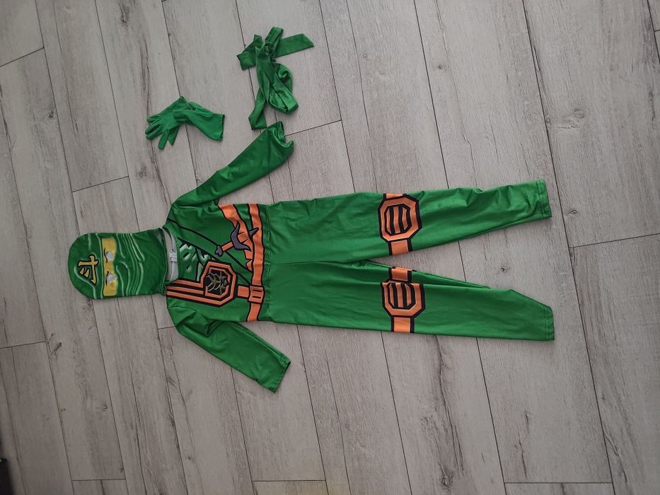 Kostium strój przebranie ninjago loyd 110-116 4-6 lat