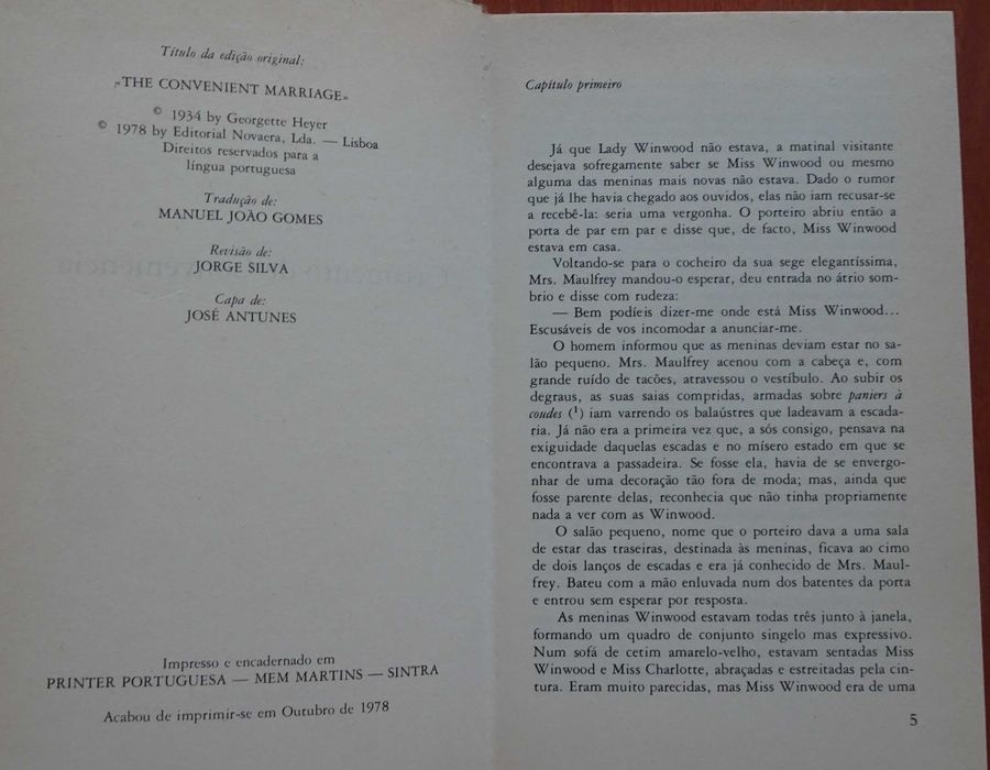 Casamento de Conveniência de Georgette Heyer