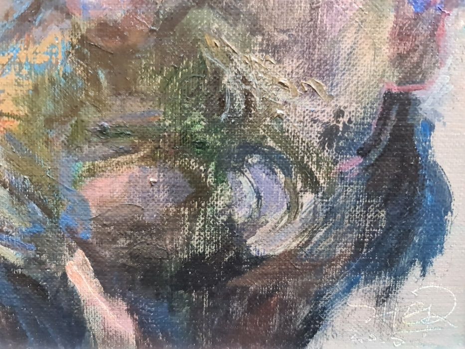 Obraz znanego artysty na płótnie OPRAWIONY Kominiarz na szczęście