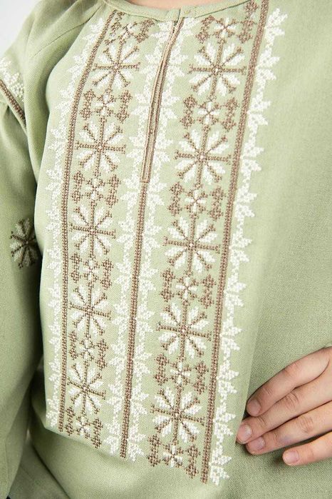 Дитяча вишиванка для дівчинки українська вишита блуза лляна