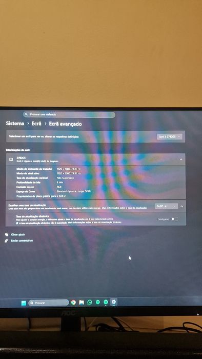 Monitor AOC 27B2H 75hz  27'' FULL HD