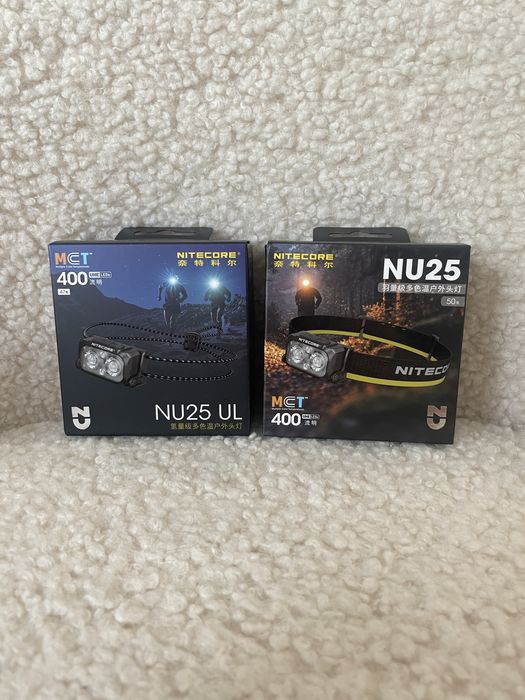 Nitecore NU25 MCT • UL Ультралегкий Налобний Ліхтар USB-C