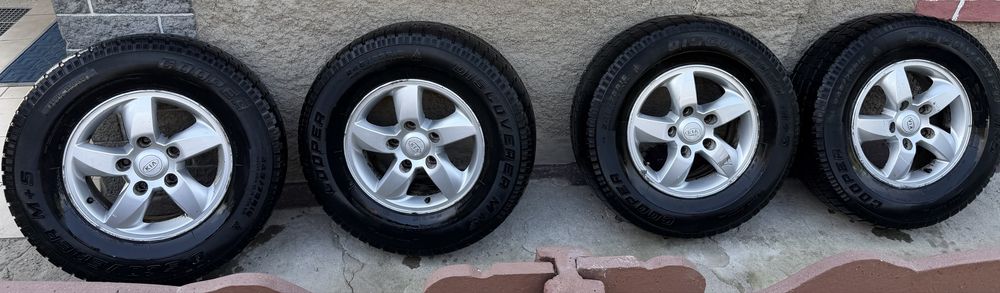 Продам тітанові діски з резиною R16 245/75 Discavery Cooper