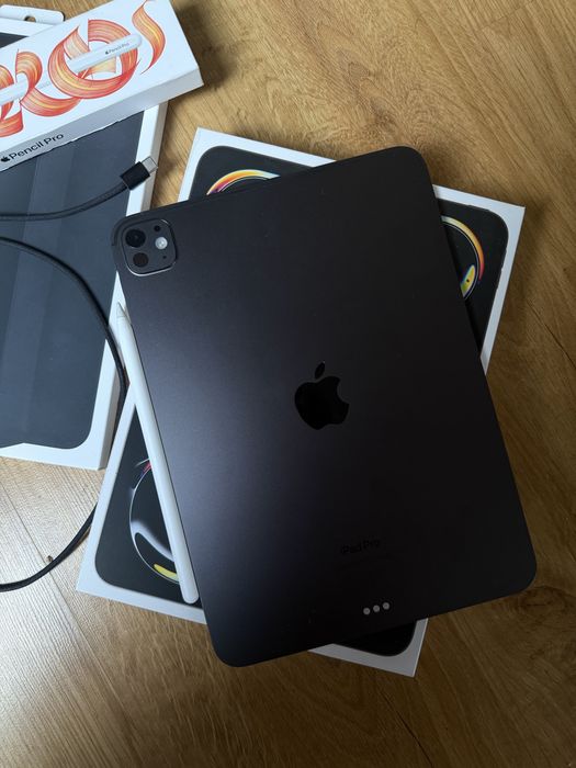 iPad Pro 11" M4 + Apple Pencil Pro + oryginalne etui Apple
