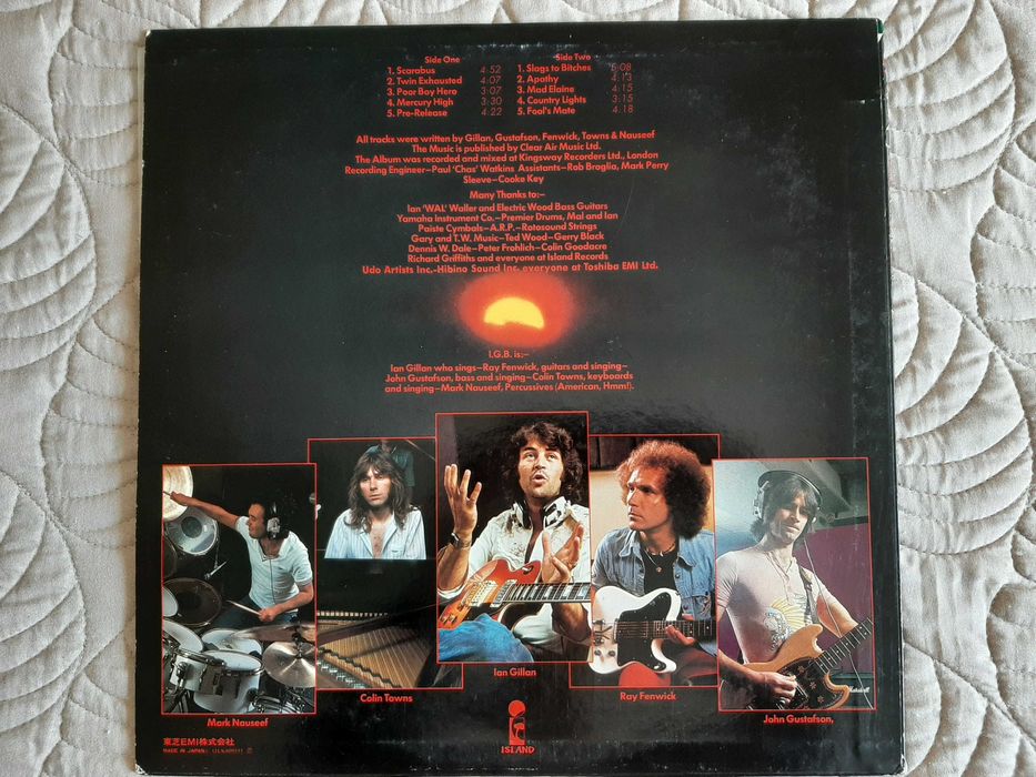 Ian Gillan Band - Scarabus - Japão - Vinil LP