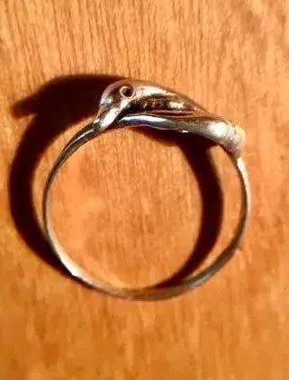 2 ANÉIS de PRATA - diâmetro interno 20 mm - contraste Águia 835