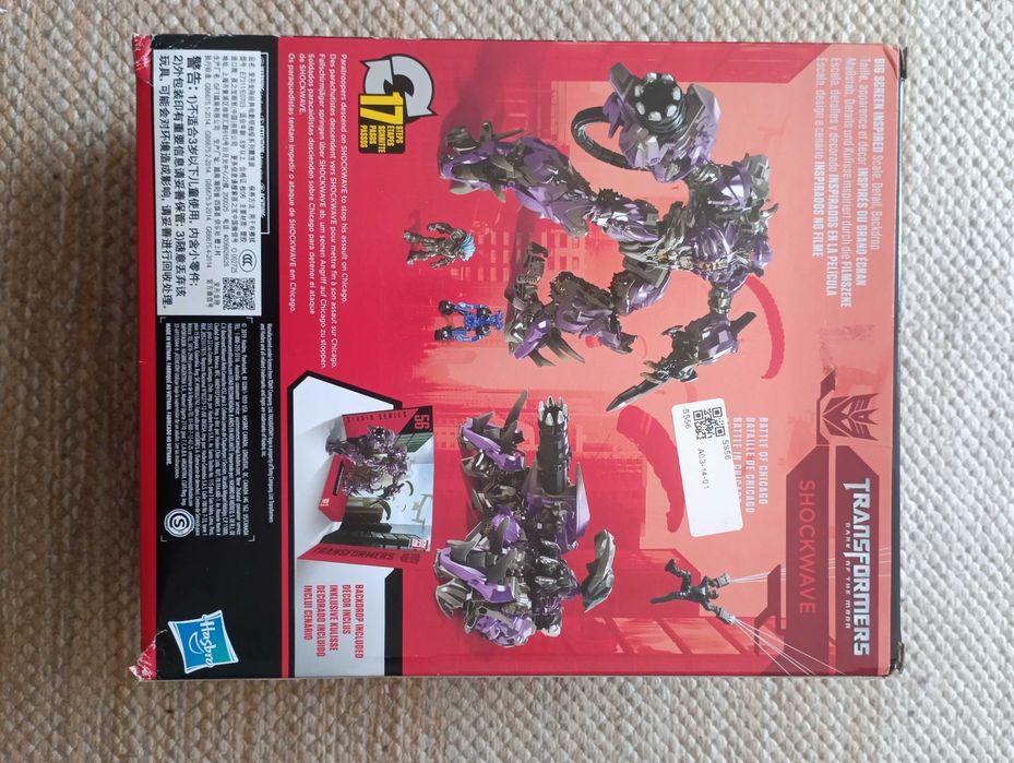 Transformers Studio Series 56 Shockwave – Completo c/ Caixa (DOTM)