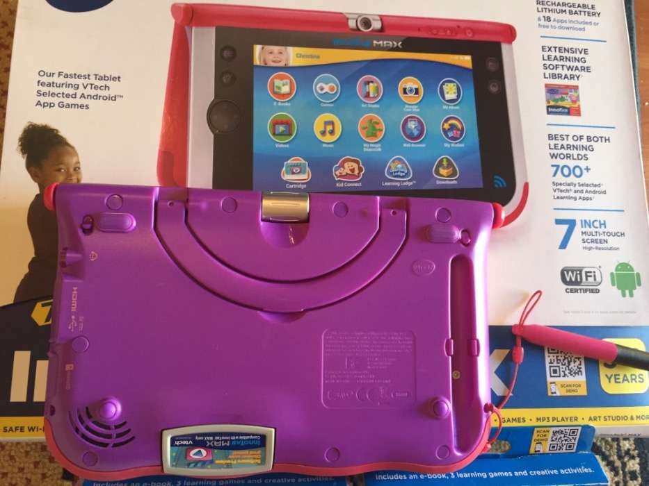 Vtech Innotab 7 inch max - pink +6 jogos
