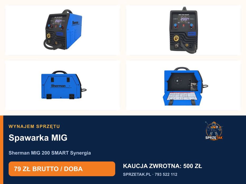 Spawarka, kompresor, pilarki, agregat malarski – wynajem Katowice