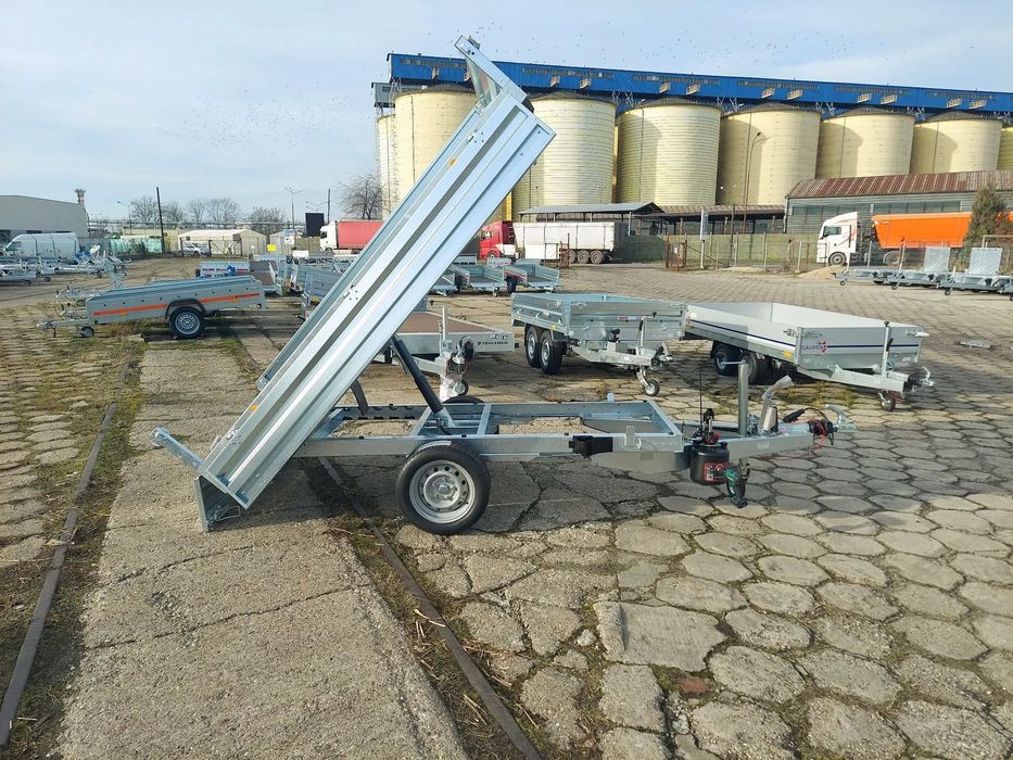 Neptun KIPPER N13-256  Przyczepa WYWROTKA, SPAWANA. Mocna. Dostawa. Brzeg