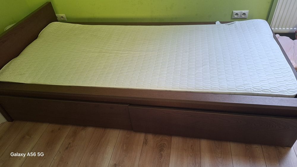 Łóżko 90x200 z dwoma szufladami