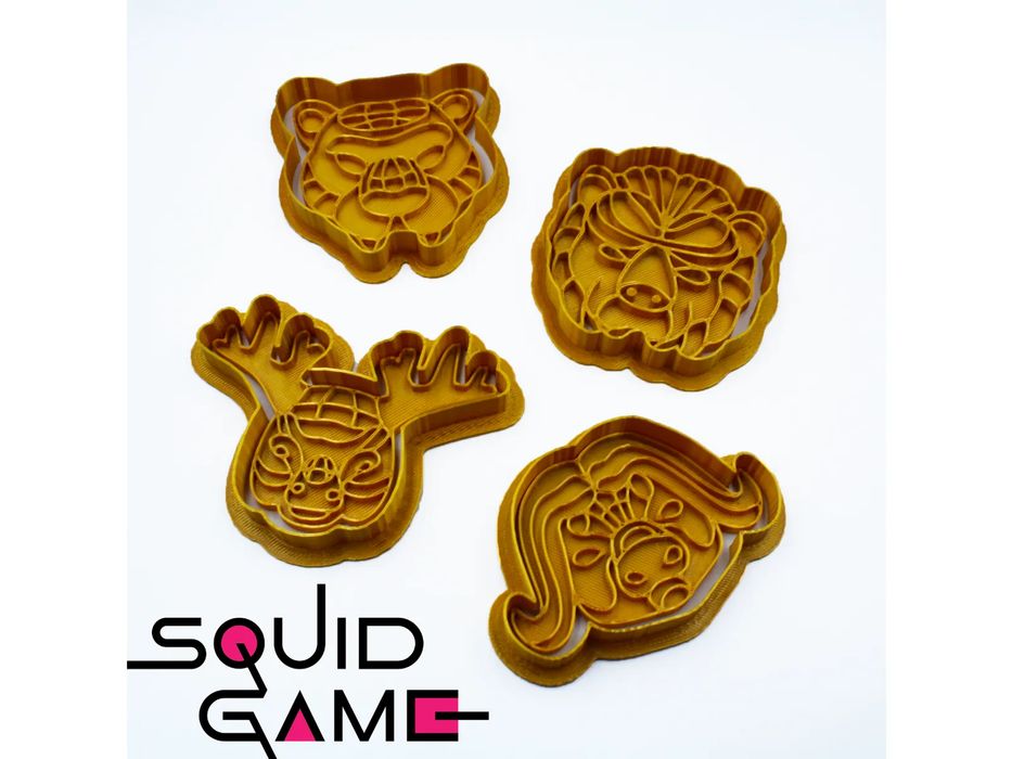 Cortador Biscoitos "Squid Game" VIP (4 Modelos)