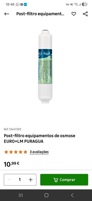 5 filtros de agua para sistema de osmose