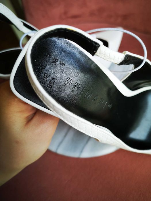 Primark białe buty na obcasie r. 36 nowe