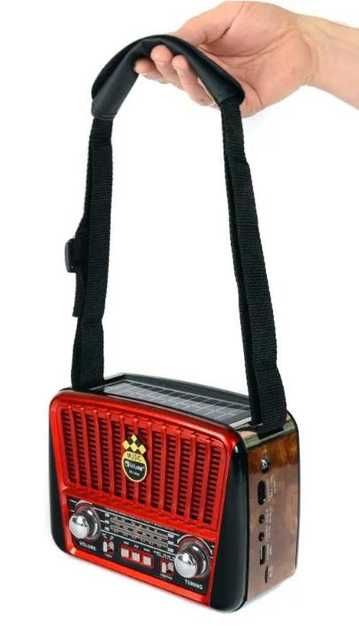 Радиоприемник Golon RX-455S радио с солнечной панелью, USB