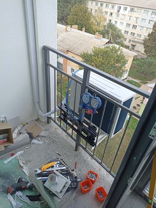 Монтаж кондиціонерів, вентиляції, рекуператори,та інших систем теплахо