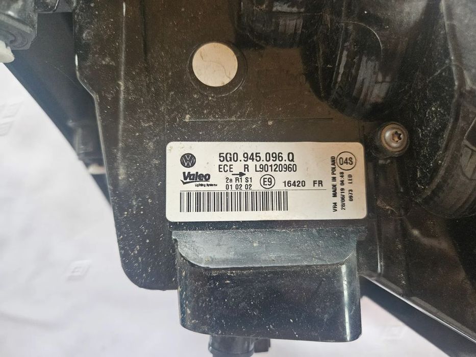 tylna prawa lampa europa vw golf vii