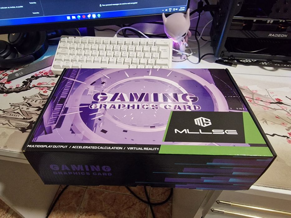 Placa gráfica MLLSE Rx 580 8gb - Nova