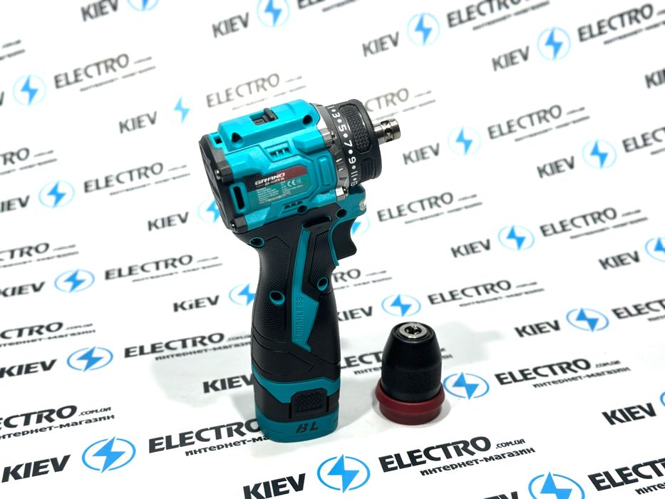 АКЦИЯ !! Шуруповерт Grand ДА-16DFR BRUSHLESS  (Съемный патрон)