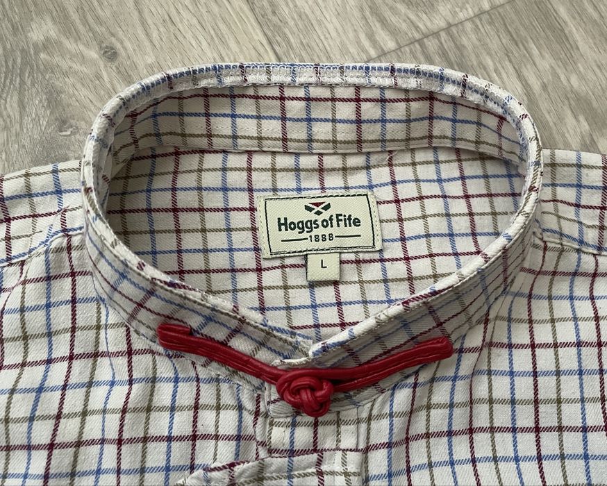 Upcycle рубашка Cheongsam Shirt: Клітинка & Східний стиль сорочка