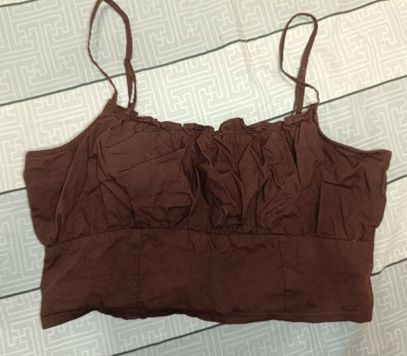 Коричневый топик