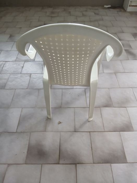 Cadeira jardim plástico