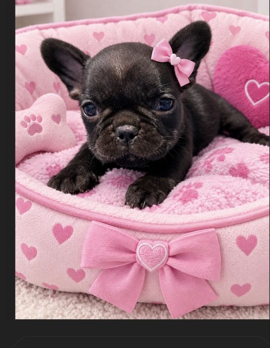 Bulldog frances top  preta femea