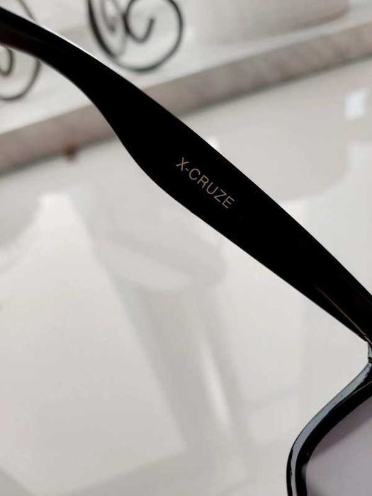 Czarne okulary przeciwsłoneczne x-cruze