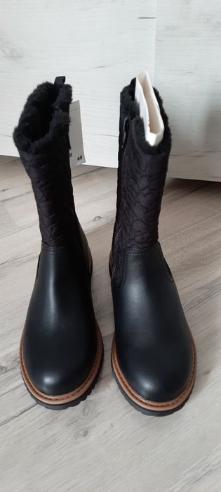 H&M buty botki kozaki dziewczęce  czarne r 32 20 cm