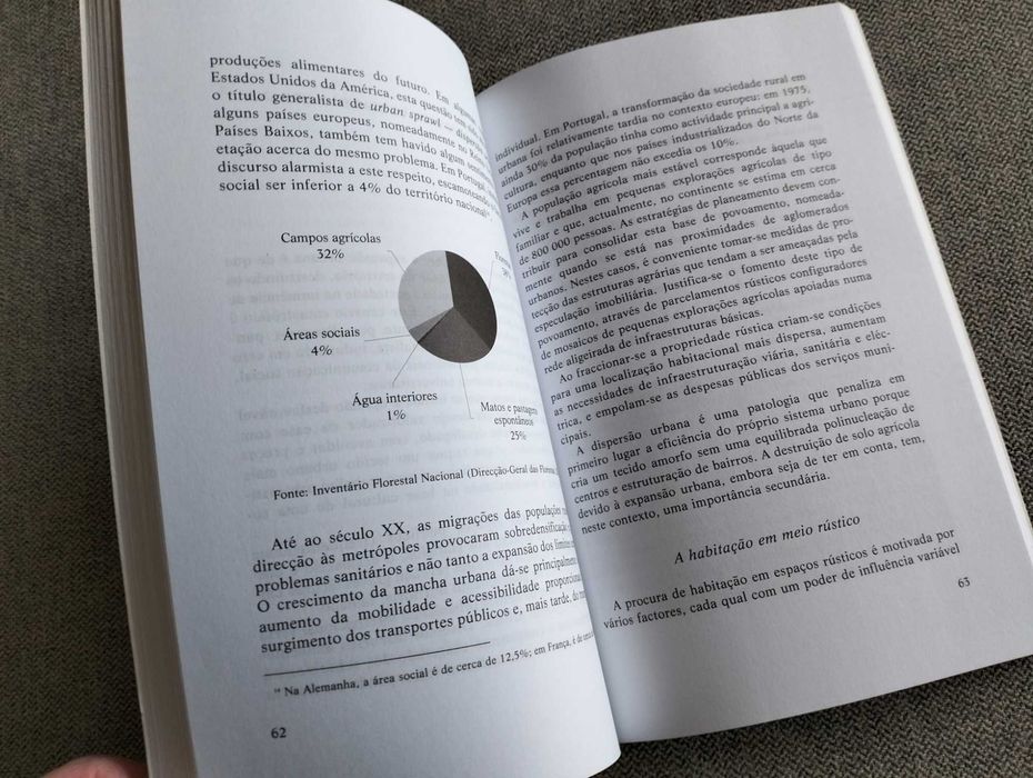 Livro "Planeamento do espaço rústico" de Sidónio Pardal