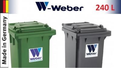 Контейнер для сміття 120л 240л. Бак ТПВ. Пластиковий бак для сміття