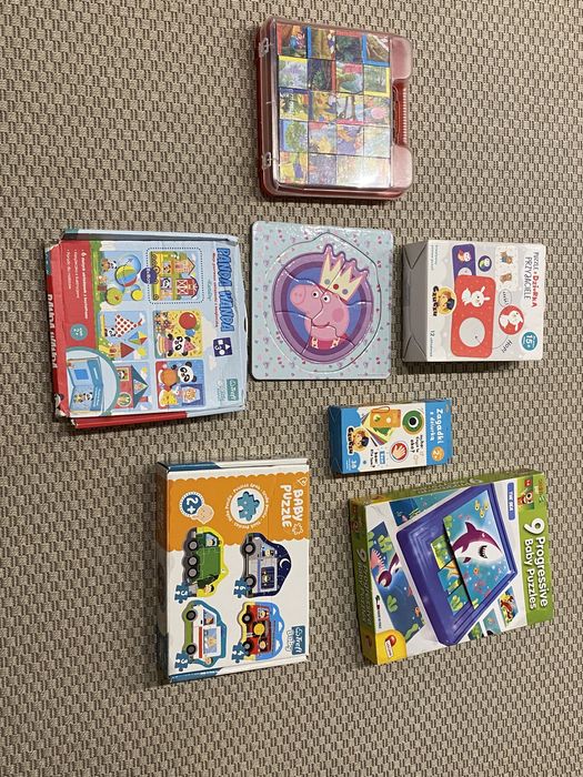 Zestaw 7 zabawek edukacyjnych 3+