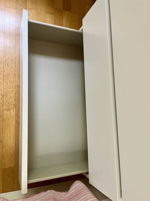 Cómoda IKEA MALM branca 3 gavetas