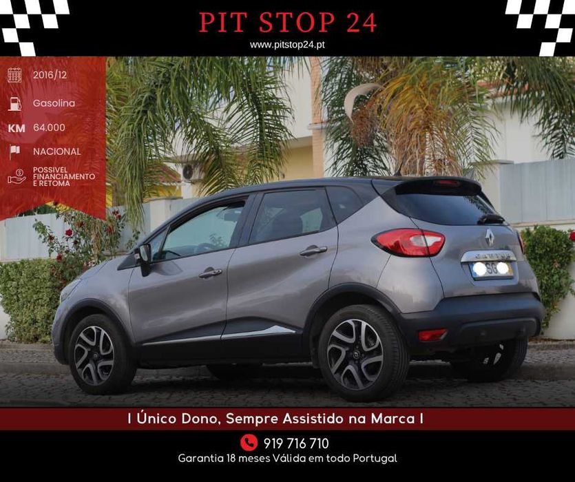 Renault Captur Exclusive SÓ 64Mil foto 3
