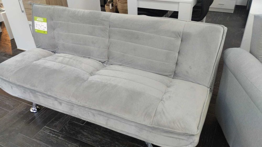 SOFA CAMA COLOR GRIS