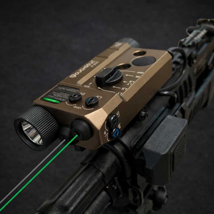 Ліхтар тактичний Toughsoul TF-9035 з лазером Green + IR 850нм