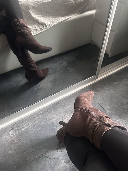 Brązowe botki Vices 40