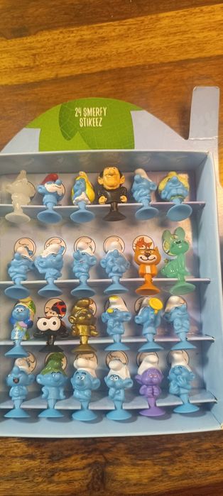 Stikeez smerfy zestaw