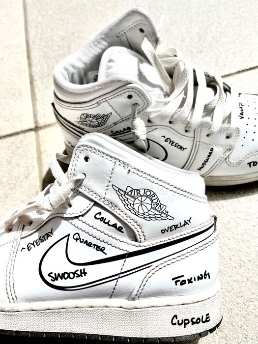 SALDOS!  Air Jordan 1 Mid Schematic